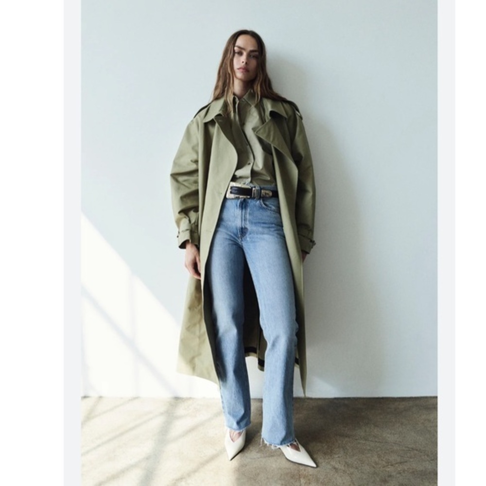 Agolde Jeans Leena Flare Raw Hem in Stage Blue